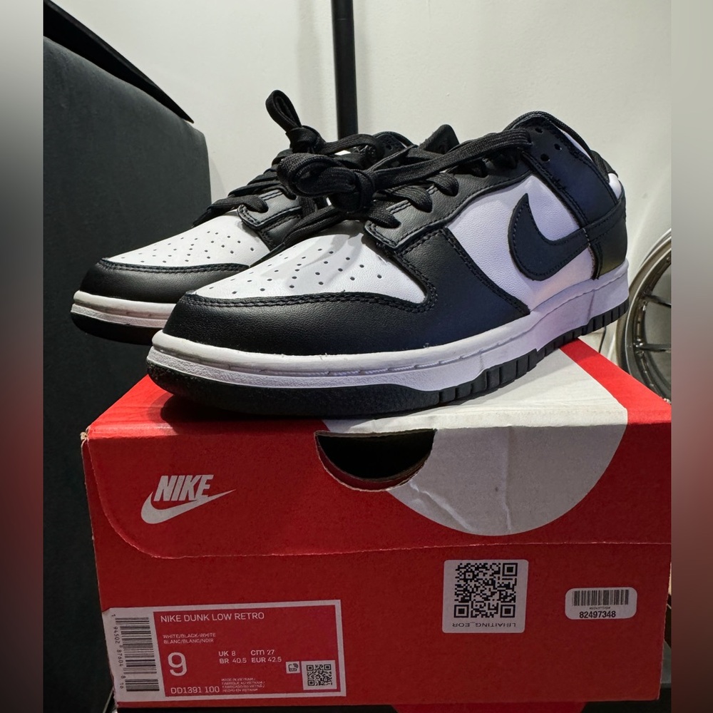 Nike Dunks Panda, 9M, New